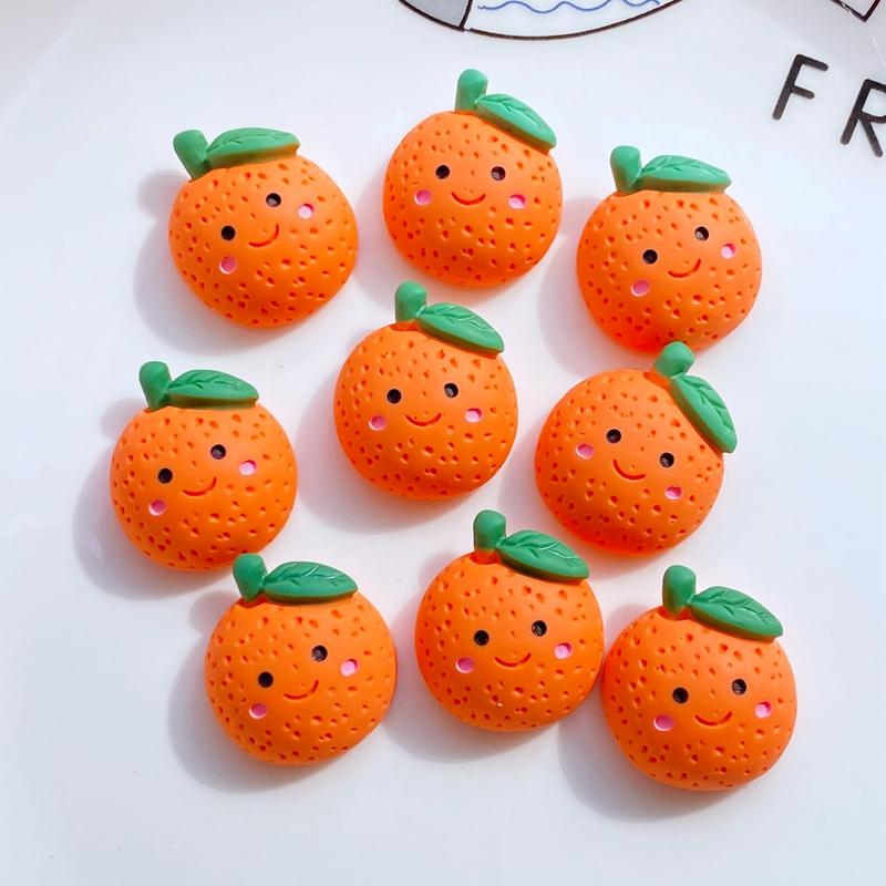 10 Stück Neue Harz Mini Süße Früchte Serie Flache Rückseite Scrapbooking Haarspangen Mitte Verzierungen DIY Zubehör