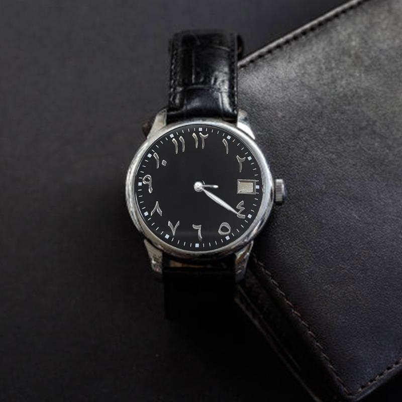 28.5mm Watch Dial for Watch Watch Movement Elegant Arabic Numerals Watch Dial Replacement for Watchmakers