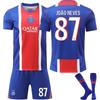 26-27 Paris Main Old Model Number Home Football Jersey for Kids and Adults JOAO NEVES #87