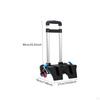Backpack Trolley Portable Collapsible Travel Cart for School Shopping