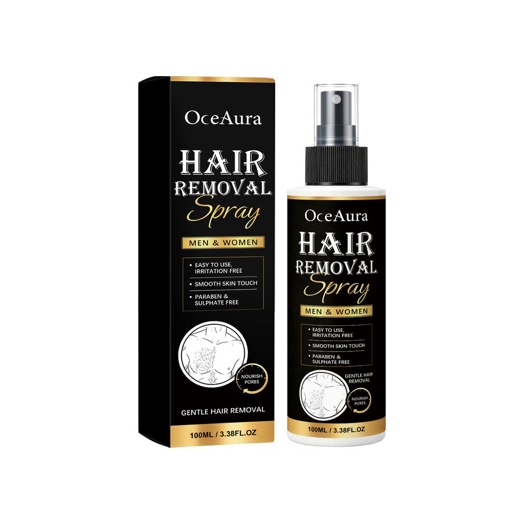 OCEAURA body hair removal spray gently cares for the body and skin, moisturizing and moisturizing, daily comfortable cleaning care