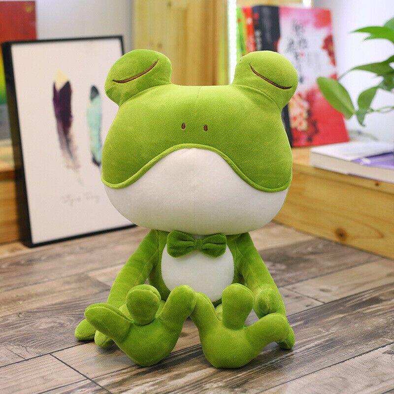 Cute Animal Stuffed Plush Soft Toy Frog Cuddly Pillow Doll Kids Gifts Bedtime