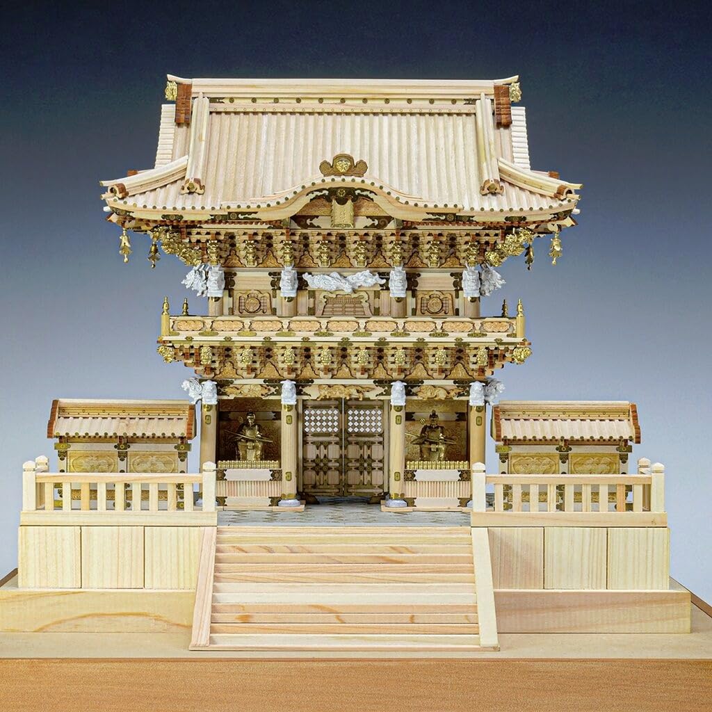 Woody Joe 1/50 Nikko Toshogu Shrine Yomeimon Gate Wooden Model Assembly Kit (Building)