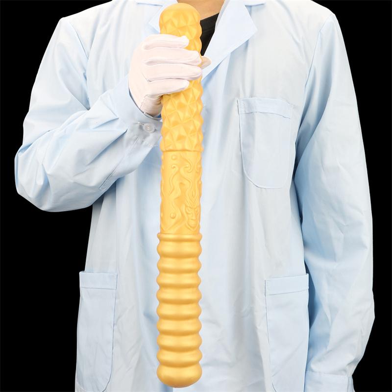 Doppelköpfiger Silikon-Dildo, extralanger Analplug, zweiköpfiger Drache, schwule und lesbische Produkte für Erwachsene