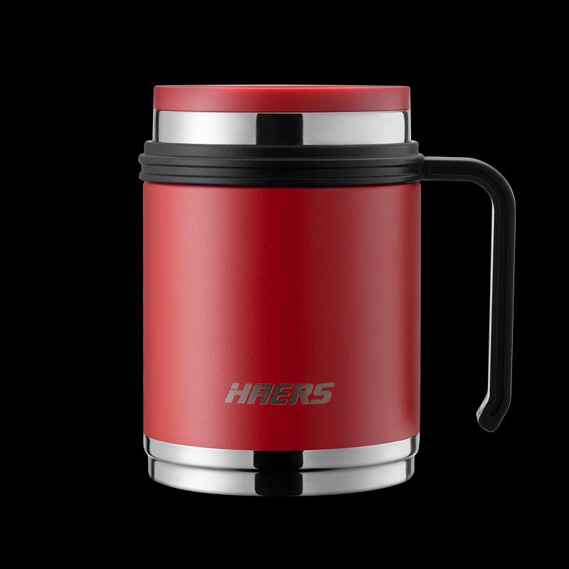Haers 316 Stainless Steel Insulated Office Mug with Handle