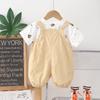 2Pcs/Sets Girls Clothes Set Children Overalls for Girls Boys T-Shirt + Pants Clothes for Girls 3D Cartoon Costume Kids Tracksuits Summer