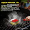 A25F-BBQ Cleaner Brush With Scraper, Steam Grill Cleaning Brush, Grill Brush Bristle-Free For Outdoor, Extended Handle
