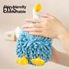 Kitchen And Bathroom Hand Towels Chenille Goose Towel, Soft Cute Fuzzy Hanging Towel for Absorbent Ball Kids Room Lovely Swan Design