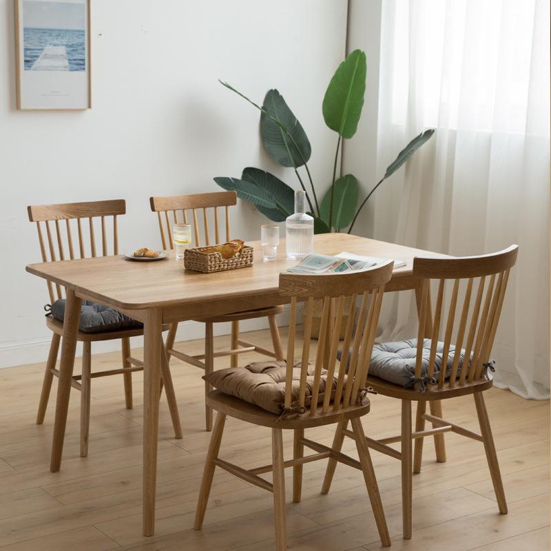 Four-hole Velvet Strapping Dining Chair Cushion Japanese Home Chair Cushion Office Home Square Cushion Tatami Cushion Breathable Home Cushion