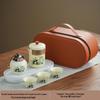 Ru Ware Panda Travel Tea Set
