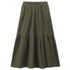 Women's Anti-Mosquito Elastic Waist Shirred A-Line Midi Skirt