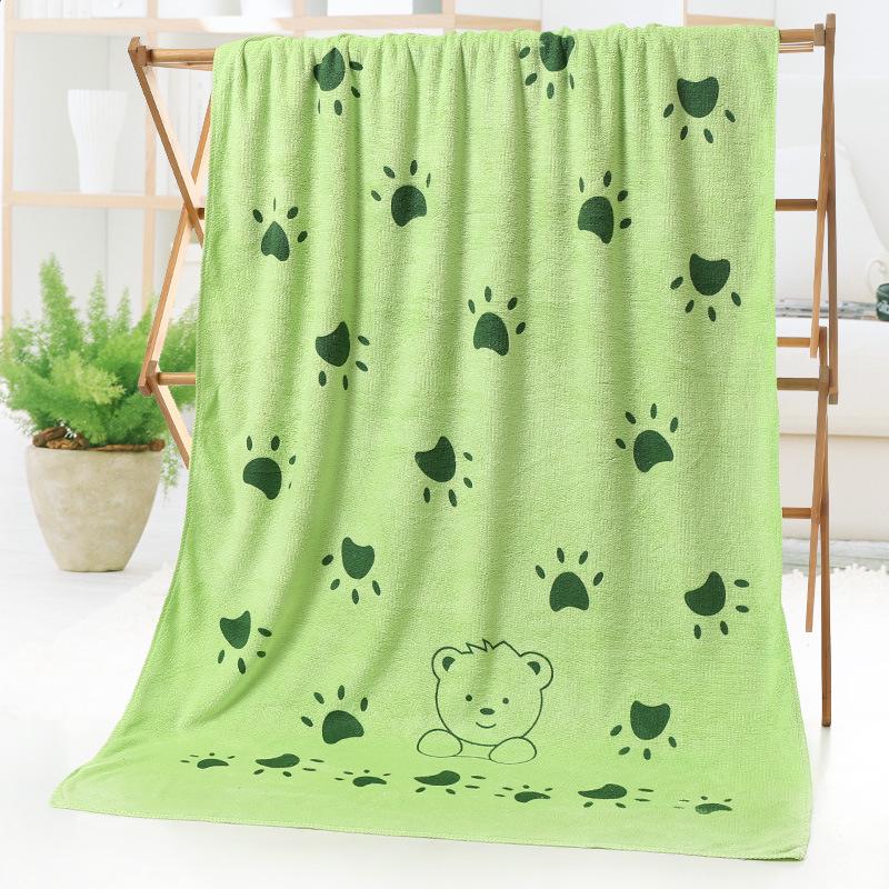 Children's Quick-Dry Absorbent Microfiber Beach Towel with Rabbit Print
