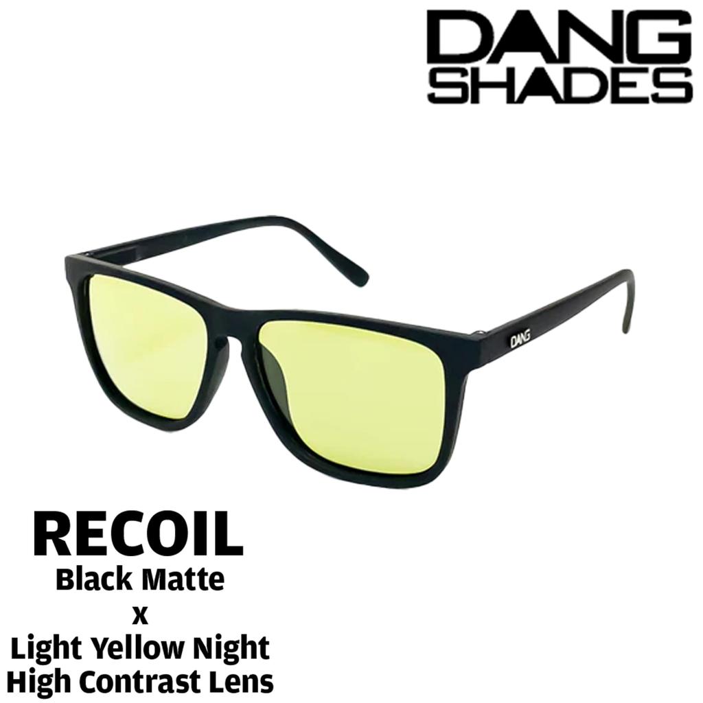 DANG SHADE Recoil Black Matte X Light Yellow Night High Contr