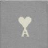 Ami Big Heart Logo Intarsia Knit Unisex Kn0135 058