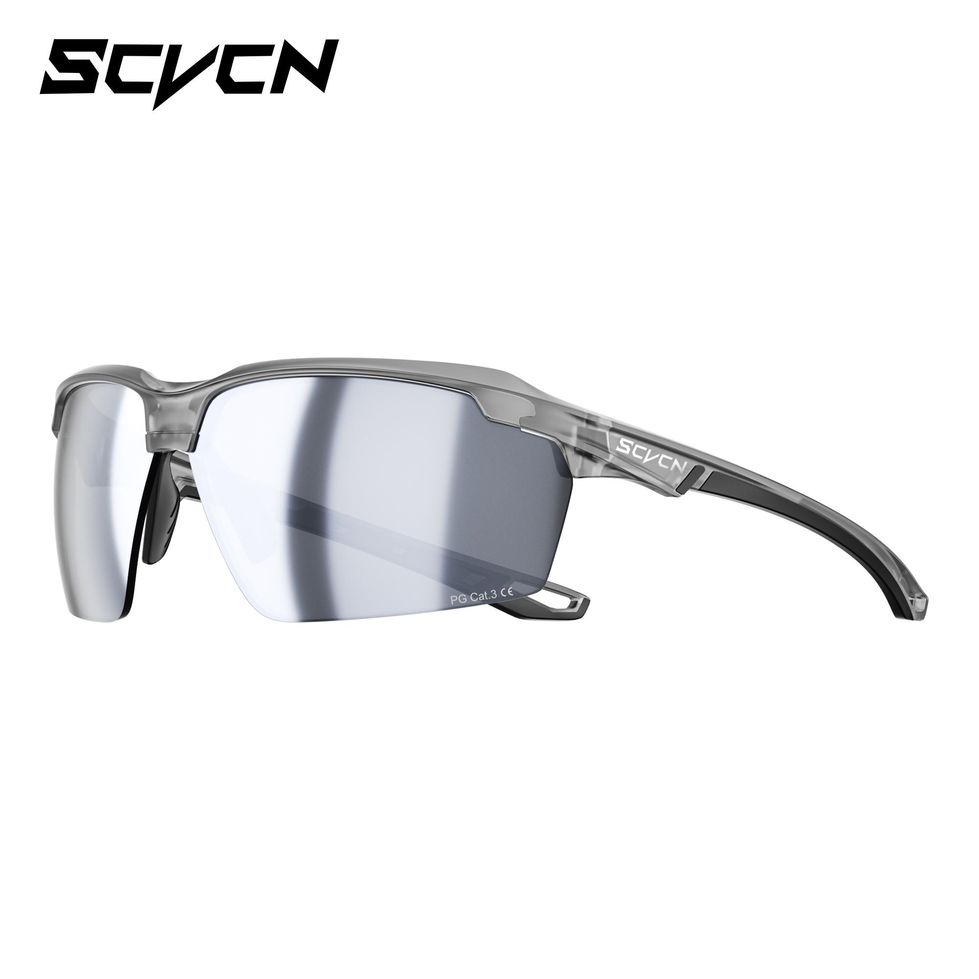 

SCVCN Fashion Sunglasses for Men Hiking Eyewear Sports Glasses Cycling Glasses MTB Bike Bicycle Sports UV400 Hunting Driving
