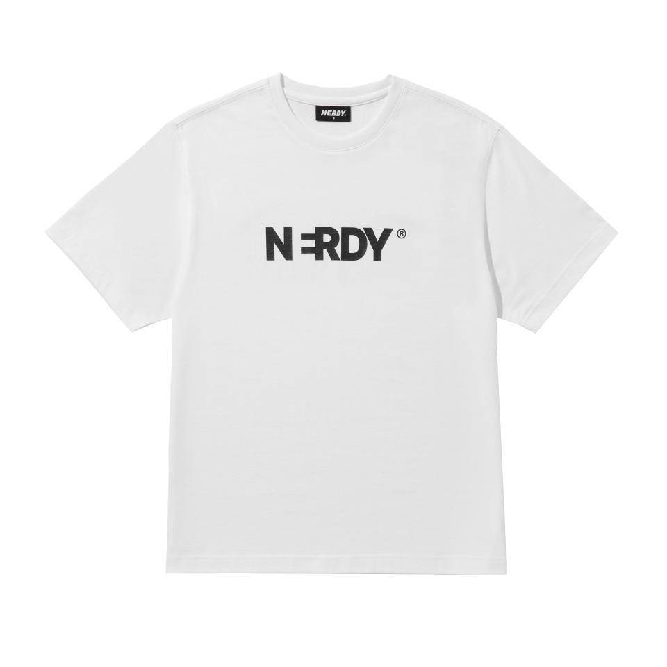 

Футболка с коротким рукавом NERDY Blank Big Logo, белая
