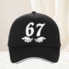 Lustiges Meme Sechs Sieben Italienisches Gehirnfäule Baseballkappe Sonne Outdoor-Sport Trucker-Hut Unisex Klassisches Design Snapback-Hüte