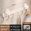 Metal Bathroom Towel Holder Suction Cup Simply Storage Clothes Hanger Hook Convenient Single Row Coat Rack