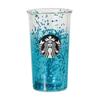 Starbucks Double-Wall Heat-Resistant Glass, Turquoise Gradient, 355ml
