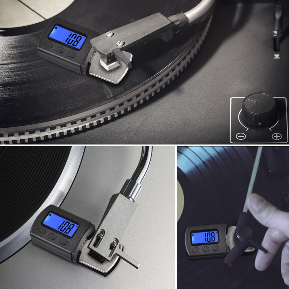 High Precise LCD Digital Turntable Stylus Force Scale Meter Gauge Backlight Portable Tracking For Vinyl Record Needle Wholesale