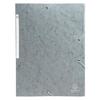 Folders - Exacompta - 3 Flaps - Maxi Capacity - Glossy Card - Grey