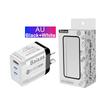 Universal Power Adapter: Compatible with EU, US, UK, AU Standards - Original Charger with 1U + 2PD Ports.