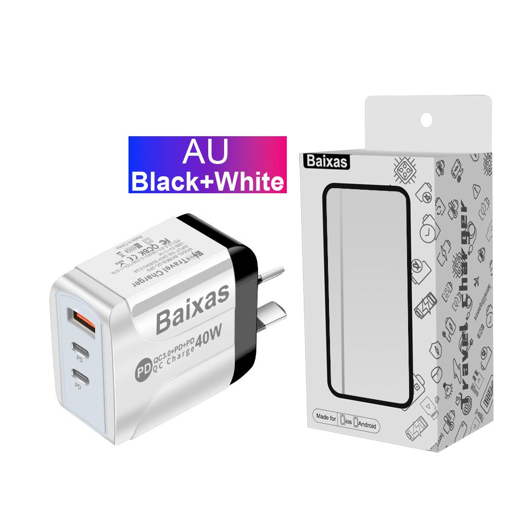 Universal Power Adapter: Compatible with EU, US, UK, AU Standards - Original Charger with 1U + 2PD Ports.