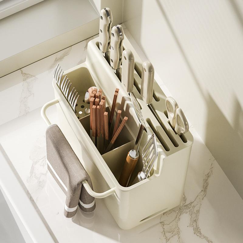 Wielofunkcyjny stojak na noże, półka na nóż kuchenny, stojak na ścianę, blat kuchenny, nóż do warzyw, nóż do mięsa, uchwyt na nóż