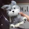 Cartoon Cute Messy Schnauzer Doll Puppy Plush Toy Doll Children Sleeping Pillow Gift