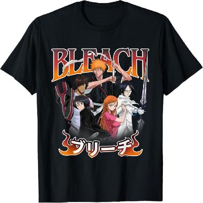 Bleach Team Ichigo and Ombre Logo Anime T-Shirt