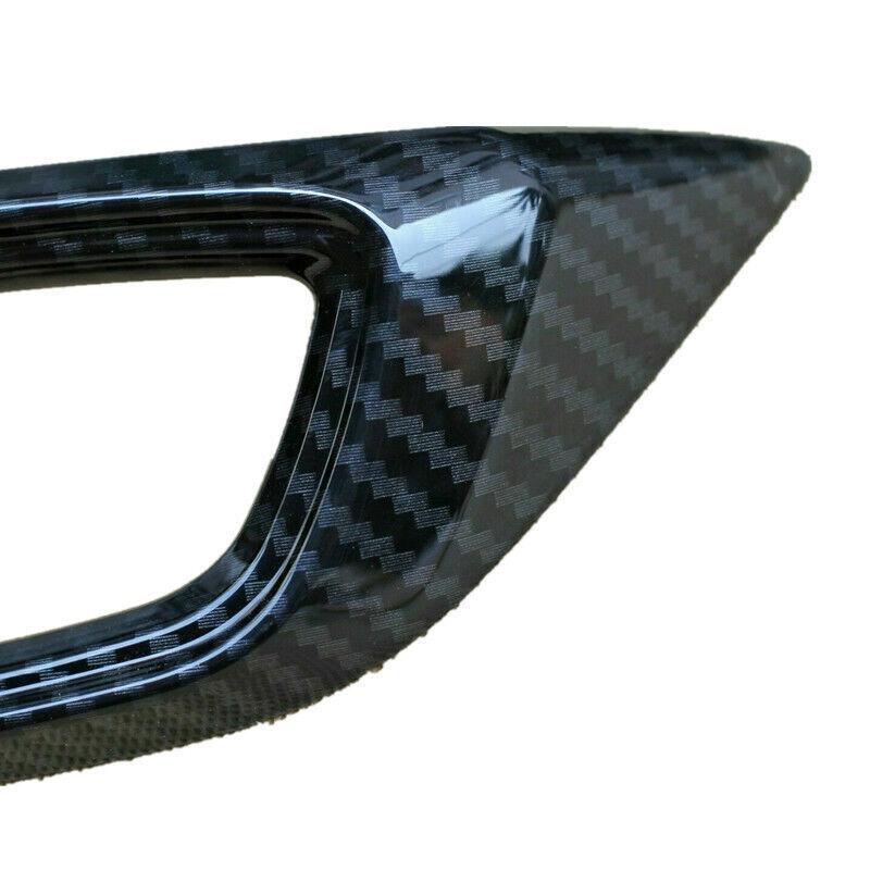 For Honda CR-V CRV 2017- Carbon Fiber Center Air Vent Outlet Cover Trim