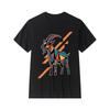 European sizes Men's Vintage Geometric Goat Face T-Shirt
