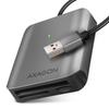 CRE-S3 External Card Reader USB-A 3.2 Gen 1, 3-slot & Lun SD/microSD/CF, UHS-II