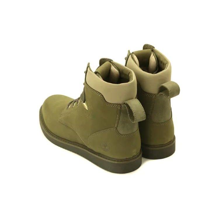 Timberland Men's Newmarket II Mid Lace-Up Boot Olive Green Nubuck A5Y19