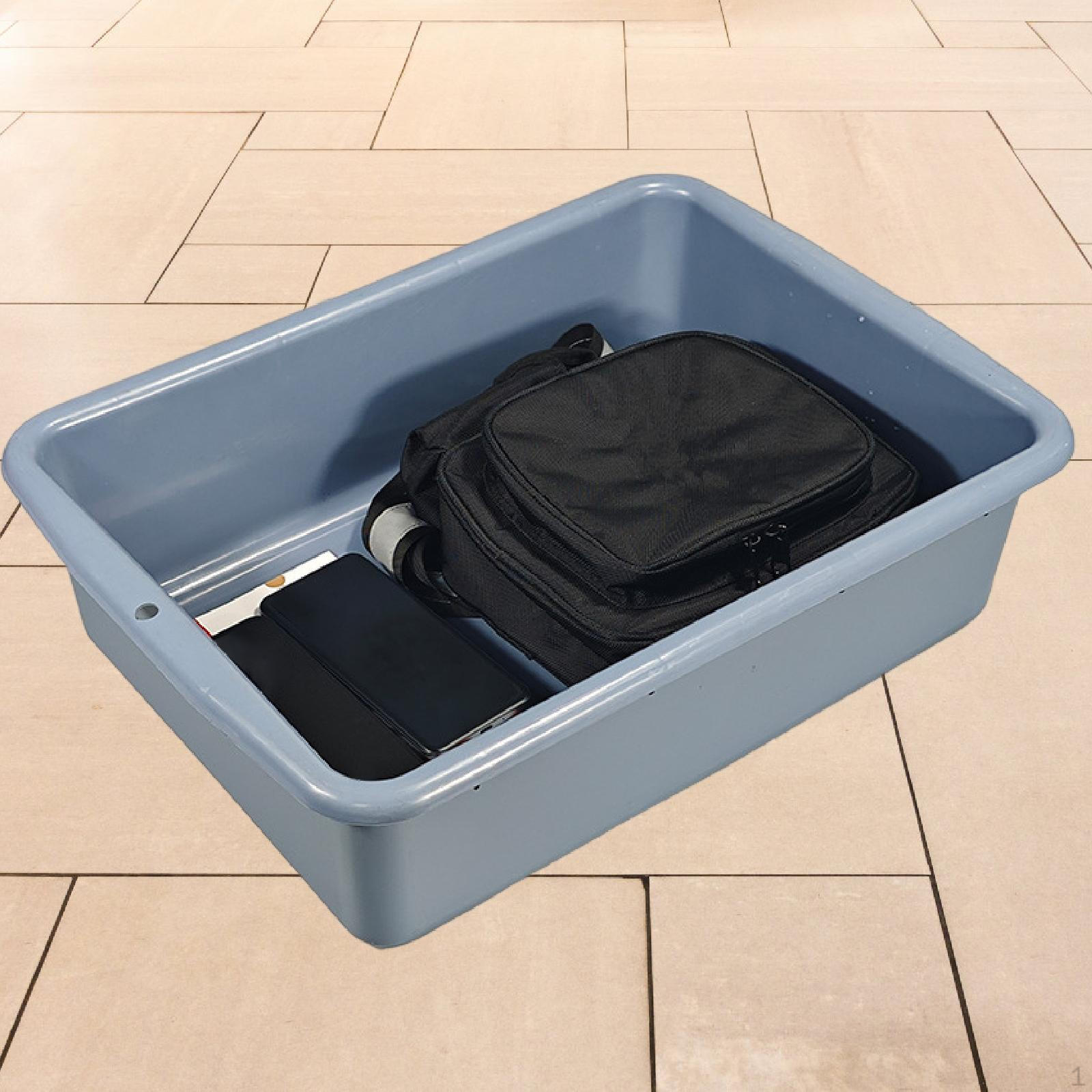 

Commercial Bus Box Restaurant Tray Multipurpose Large Capacity Easy to Use Wash Tub Basin