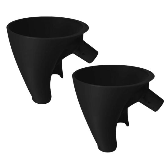 Kjøkkenmaskintrakt for KitchenAid Easy-Pour trakt-tilbehør for 5 qt bolle 30 graders vinklet tut reduserer søl sprutsikre helleverktøy