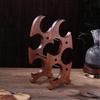 Convenient Wood Wine Storage Holder Stable Wine Bottle Rack 4 Slots Storage Stand Holder for Dining Room Decors