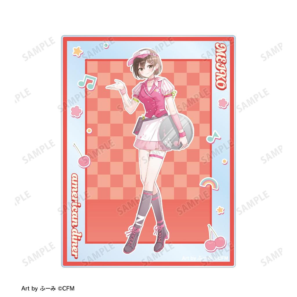 Sakura Miku Original Illustration MEIKO American Diner Ver. Art by Fuumi Set of 2 Acrylic Cards