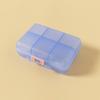 Pilulier portable compact à double couche avec 10 compartiments pour un rangement sécurisé des médicaments