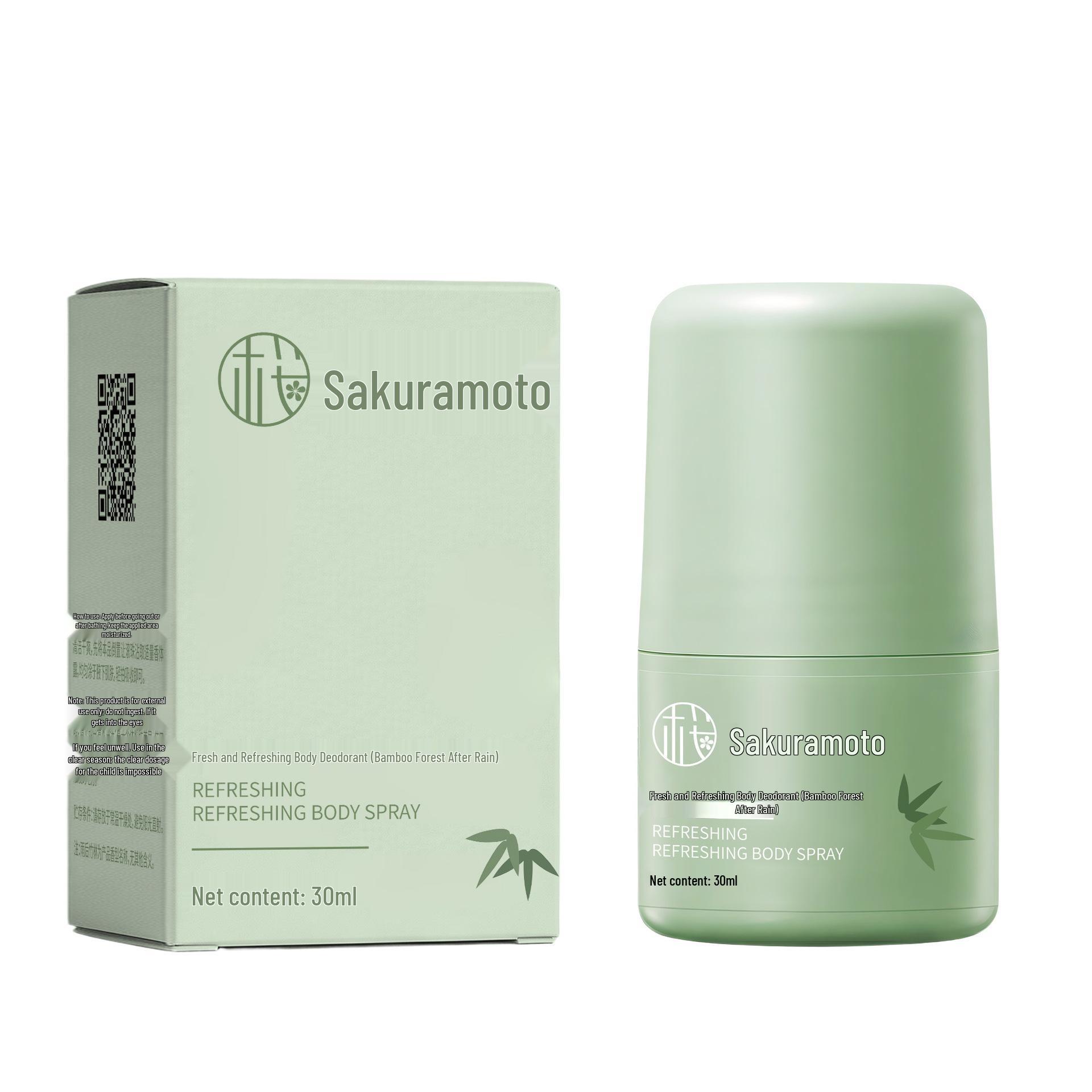 Дезодорант-спрей Sakura Fresh: Стойкий, освежающий парфюм, портативный антиперспирант-ролик