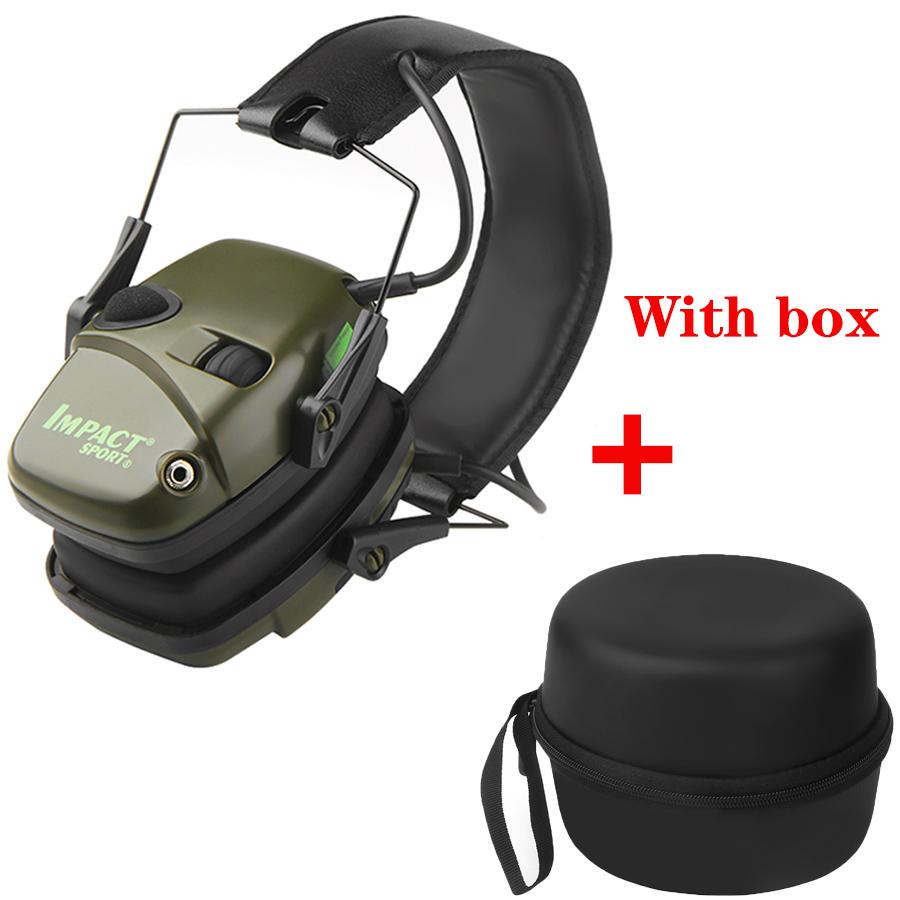 Original Tactical Electronic Shooting Earmuff Outdoor Sports Antinoise Headset Impact Sound Amplification Hearing Hunting Ear