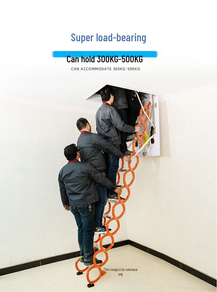 Guan Gu Retractable Anti-Slip Attic Stairs for Indoor Use