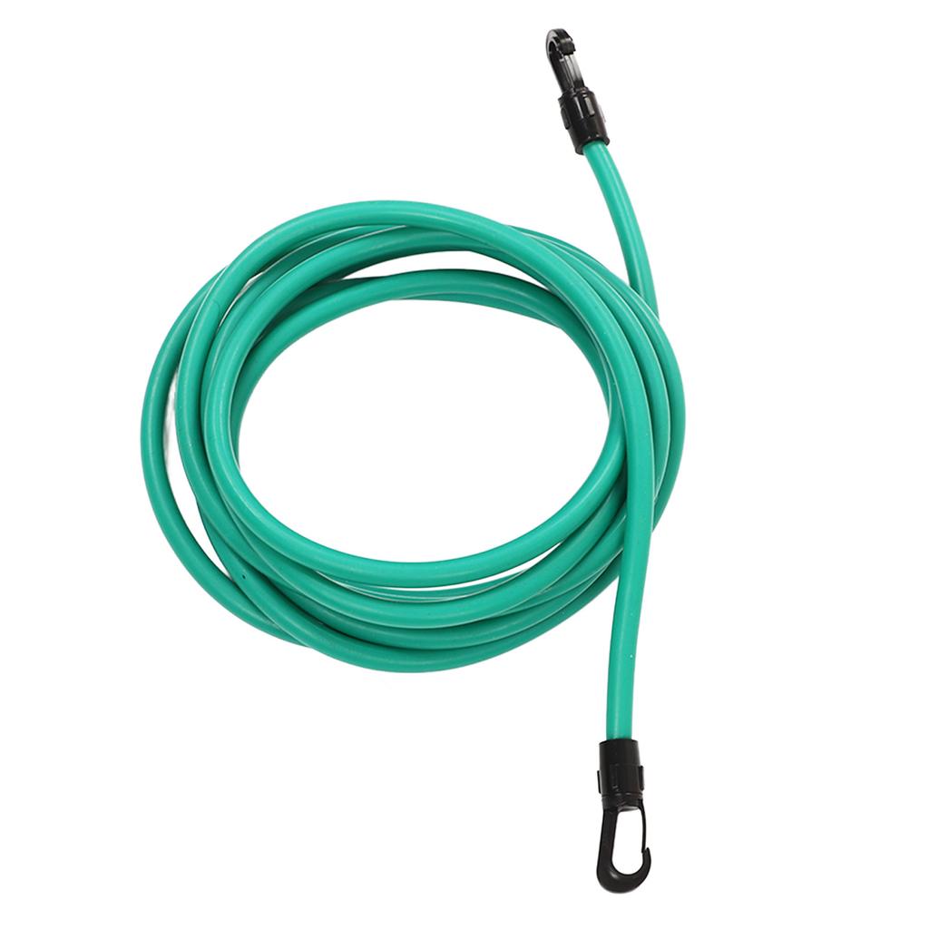 Schwimmleine Stationäres Schwimmen Widerstand Krafttraining Gürtel Elastisches Seil Trainer Set 6mm 10mm 4m Grün