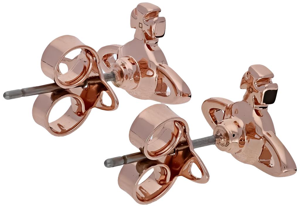 Nano Solitaire Earrings Brass with Dedicated BOX and Paper Bag [Vivienne Westwood] 62010037/02G372 Women's [Item]