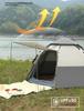 Male Wolf Quick-Open Outdoor Camping Tent: Folding, Portable, Dual-Layer, Rain & Sun Resistant