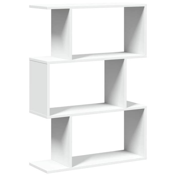VidaXL 3-Tier Room Divider Shelf White 70x24x97 Cm, Bookcase, Book Holder, Display Shelf, 858111