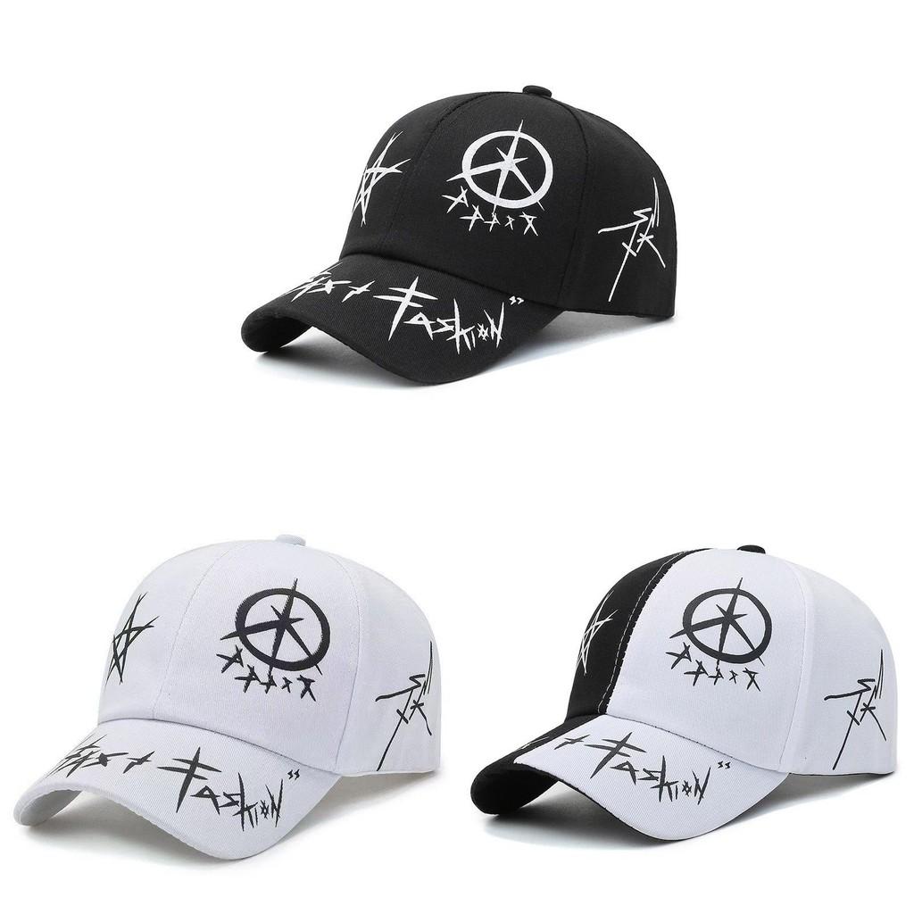Pointed Star Five Printed Cap Baseball Hat Stylish Sun Protection Gift Caps