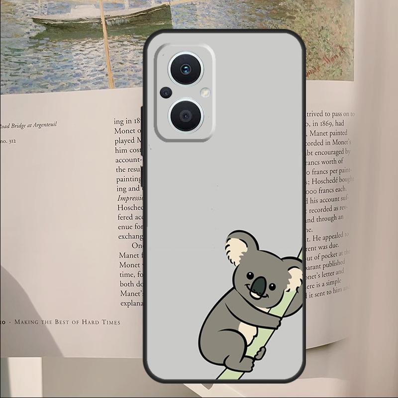 Cute Australia Koala Art Cover For OPPO Reno 11F 12F 13F 14F 10 11 12 13 14 Pro 7 8 Lite OPPO Find X6 X8 X9 Pro Case