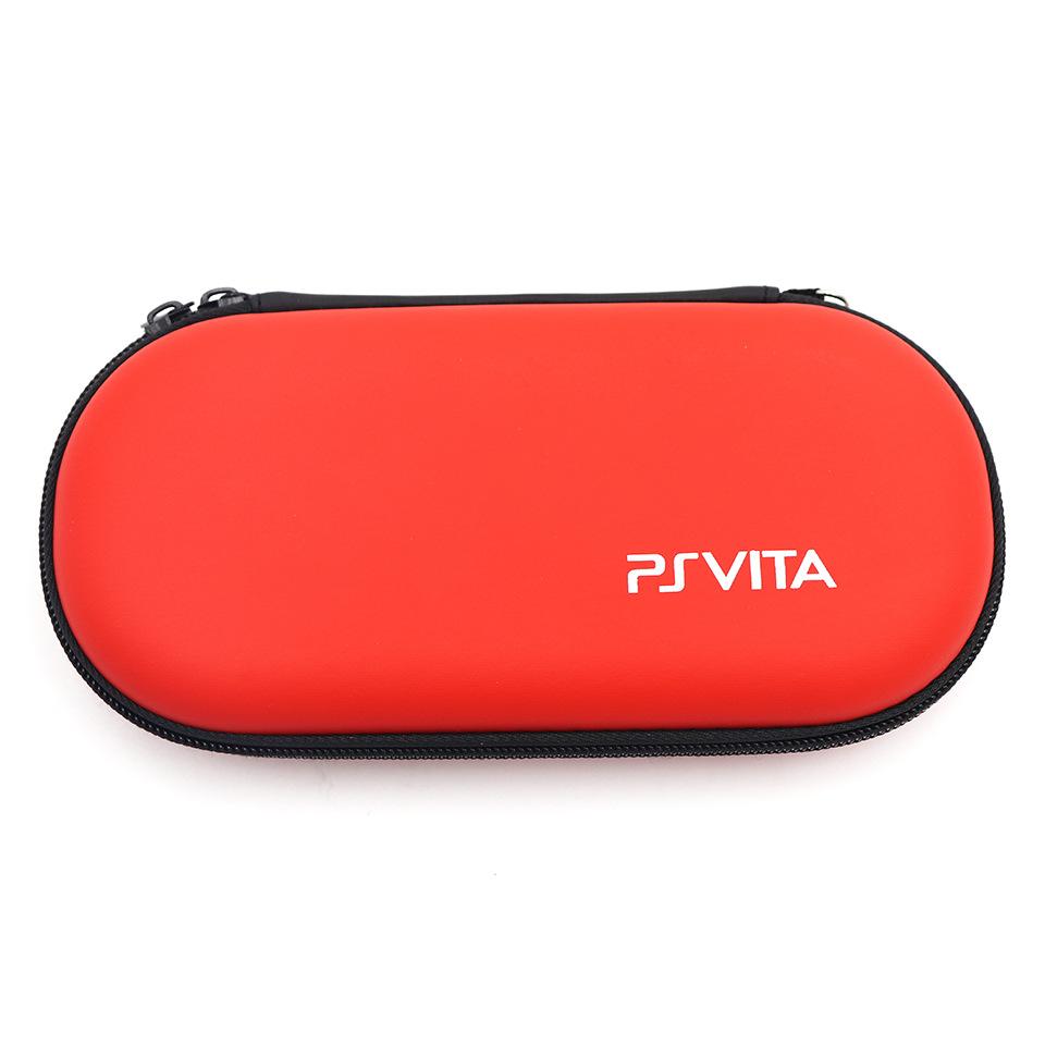 EVA Anti-shock Harde Koffer Tas Voor Sony PSV 1000 PS Vita GamePad Voor PSVita 2000 Slim Console Draagtas Voor SF2000 Handheld Game rood
