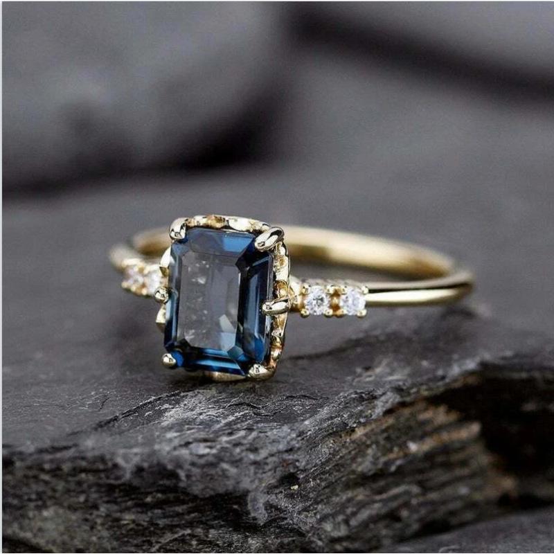 Inele Mary stil coreean multi-pavé zirconiu cristal - inele de deget florale dulci eleganță franceză